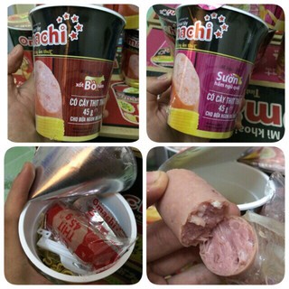 MÌ CỐC OMACHI XÚC XÍCH/ CÂY THỊT