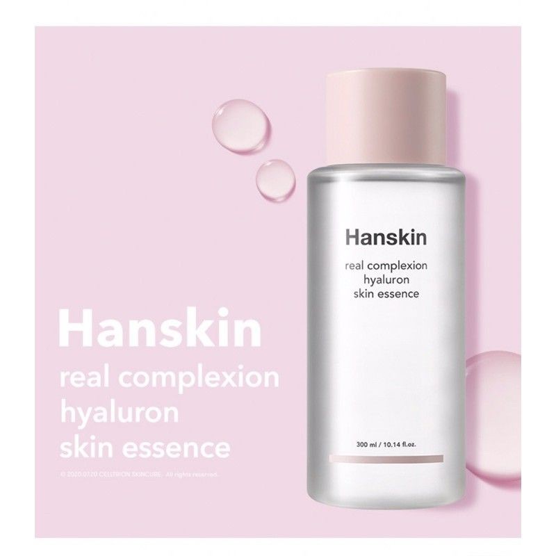 Nước thần Hanskin Real Complexion Hyaluron Skin Essence 300ml