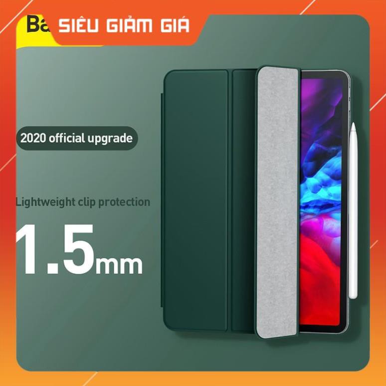 Bao da chống sốc siêu mỏng 1.5mm cho iPad Pro 12.9 2020 hiệu Baseus Simplism Gen 2 - Hàng chính hãng