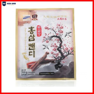 Kẹo sâm không đường Cành Đào 200g Hàn Quốc Loại Thơm Ngon - BẢO ANH