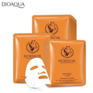 Lẻ 1 miếng Mặt nạ dầu ngựa Bioaqua - Hourse Oil Bioaqua Mask