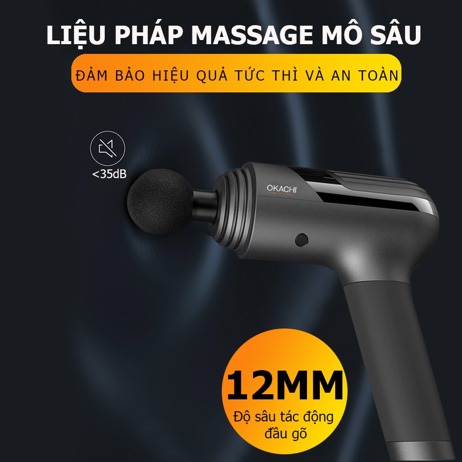 Súng massage toàn thân OKACHI LUXURY JP-i5 Pro