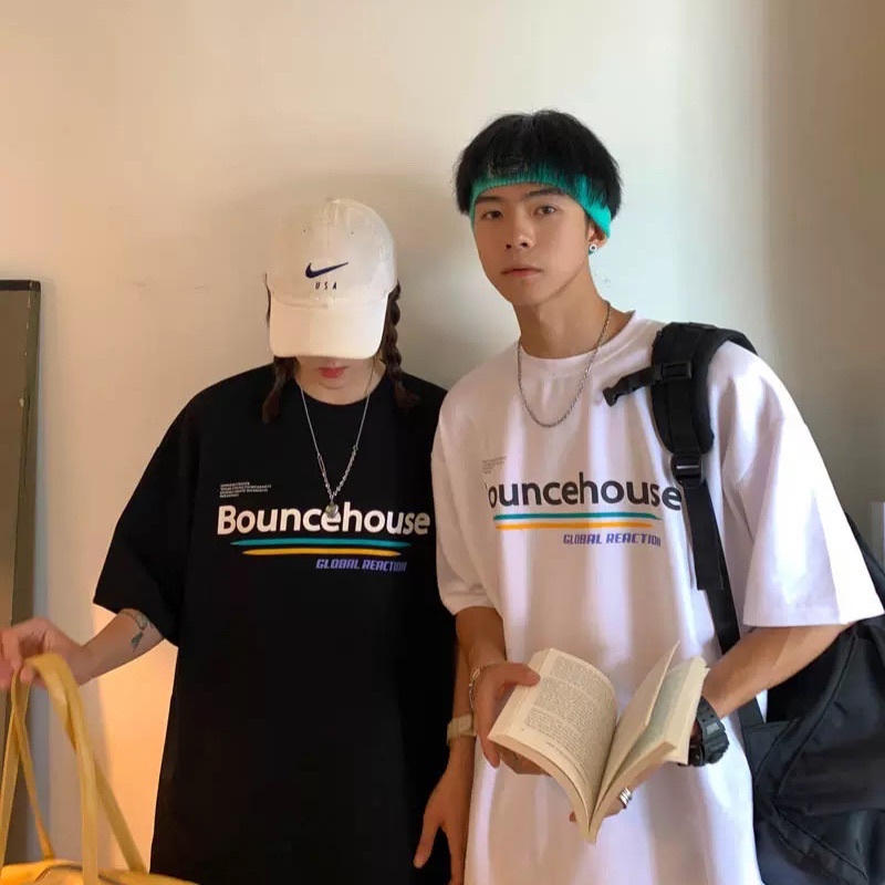 Áo thun Tay lỡ unisex Bouncehouse