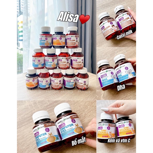 Viên uống dành cho bé Heathycare của Úc - ALISA