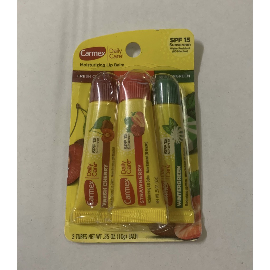 Son dưỡng môi Carmex Daily Care Moisturizing Lip Balm SPF15 ( Bán lẻ)