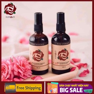 [Karose] Combo 2 Chai Nước Cất Hoa Hồng Hữu Cơ Karose 100ml, Làm Sáng Da, Se Khít Lỗ Chân Lông