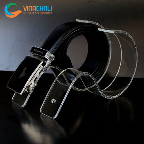 Kệ Mica Trưng Bày Thắt Lưng Dây Nịt Trong Suốt