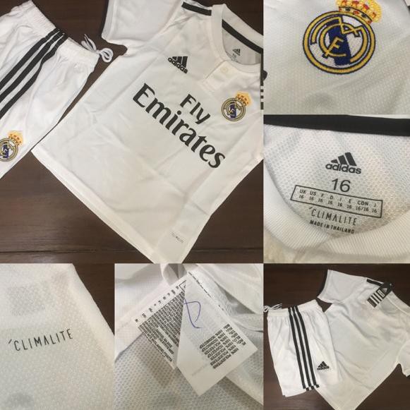 Áo Thun Jersey Real Madrid 2018 2019 Chính Hãng