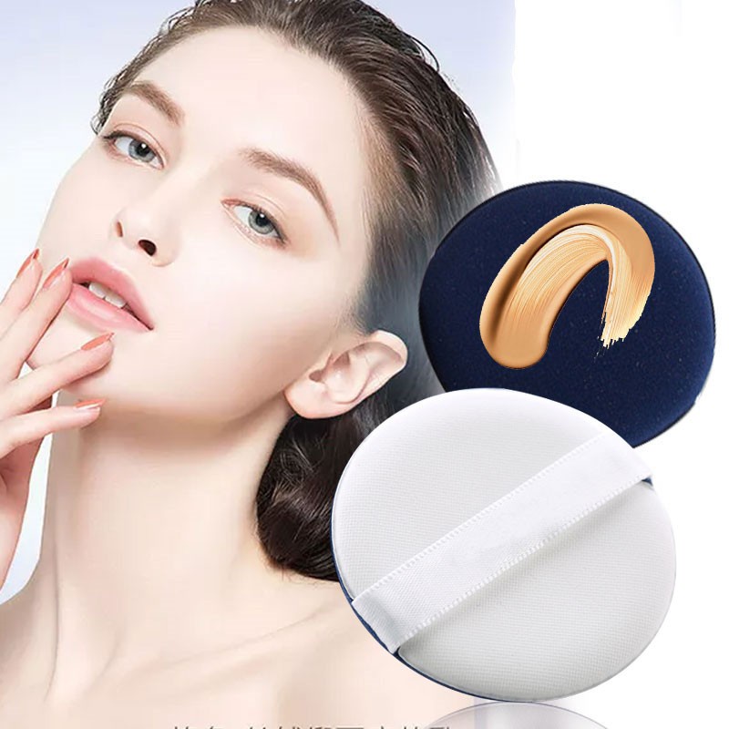 Mút trang điểm mềm thiết kế hai mặt hình tròn dùng cho phấn dạng ướt và khô - hickies