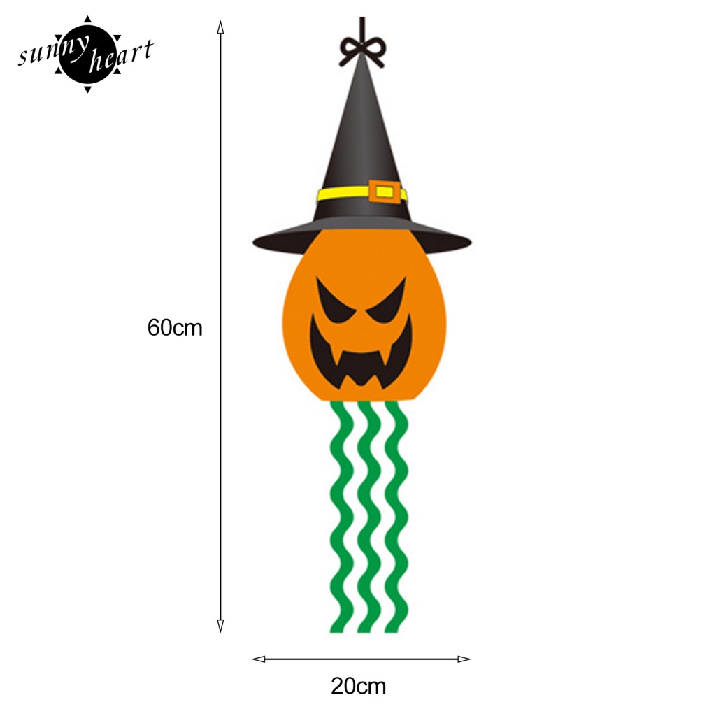 Sunnyheart Đèn Treo Trang Trí Lễ Hội Halloween Hình Ma Quỷ Bí Ngô Có Độ Sáng Cao Cho Lễ Hội Ngoài Trời