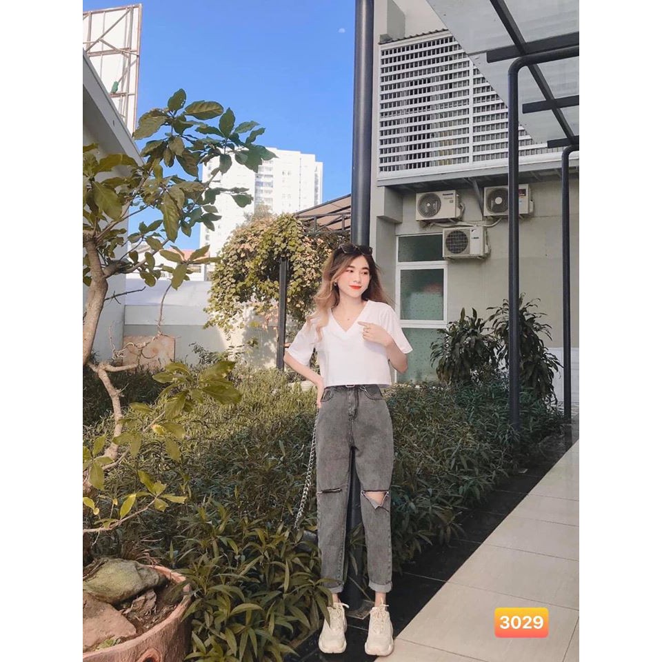 (rẻ vô địch) QUẦN BAGGY NỮ CHẤT JEAN THỜI TRÀNG 1989