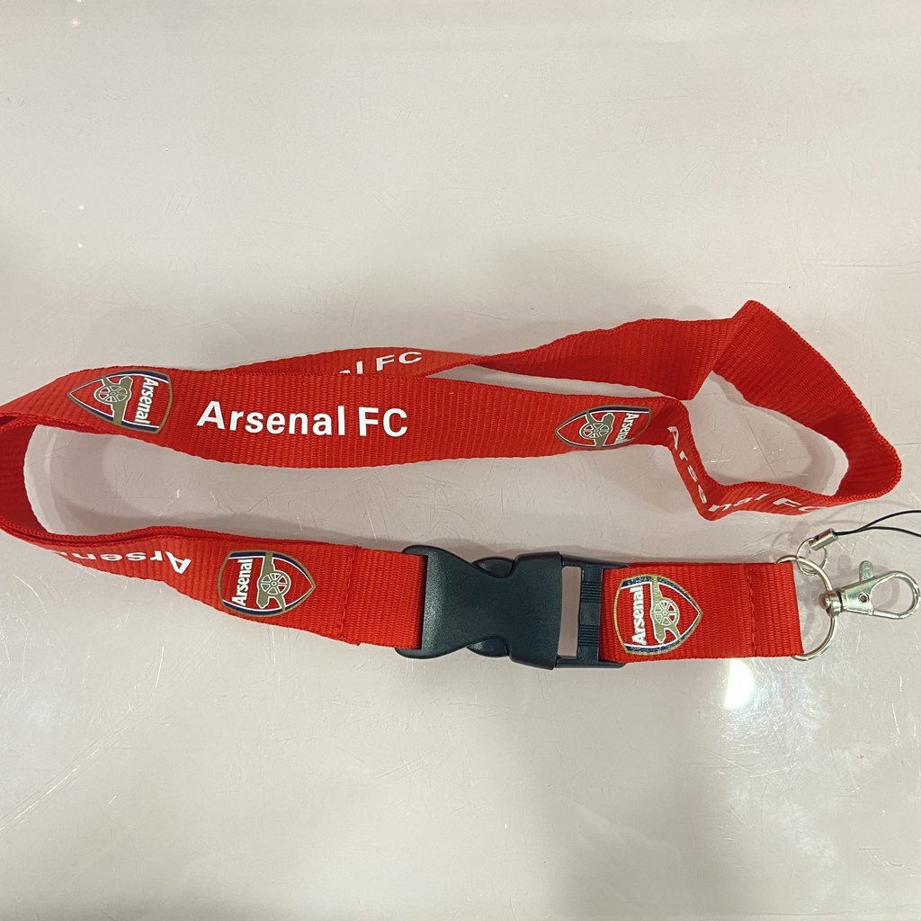 Dây đeo thẻ, dây treo điện thoại logo câu lạc bộ bóng đá MU, Chelsea, Arsenal, Liverpool, Real, Barca,...