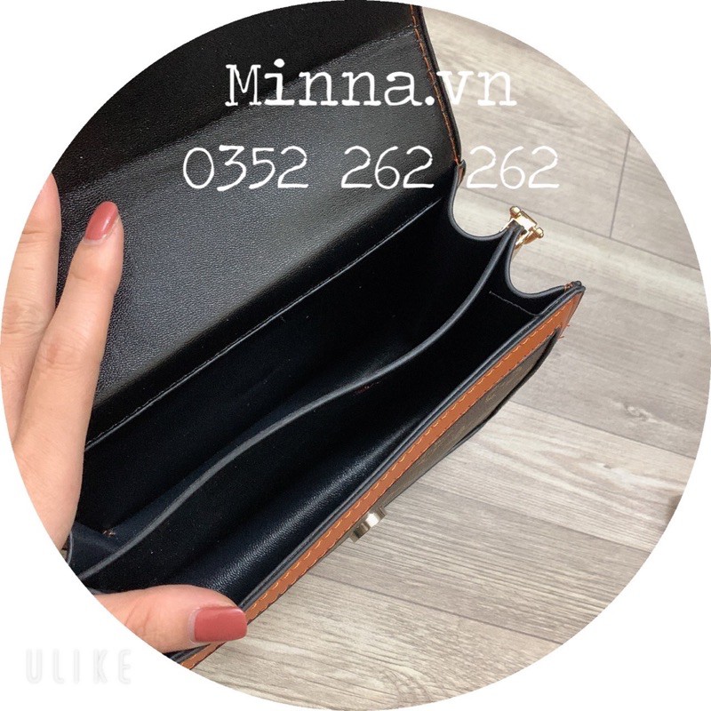 TÚI XÁCH NỮ🔥FREESHIP🔥Túi Đeo Chéo Vl Hoa Nâu Size 20 | BigBuy360 - bigbuy360.vn