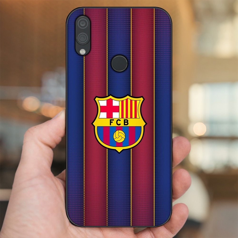 Ốp lưng Xiaomi Redmi Note 7, Note 7 Pro viền đen in hình Barcelona Barca