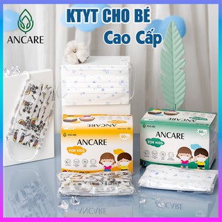 Hộp 50 Cái Khẩu Trang Y Tế Cho Bé Ancare. Hình Doremon, Hello Kitty. Đạt Chuẩn Xuất Khẩu, Kháng Khuẩn An Toàn Cho Bé