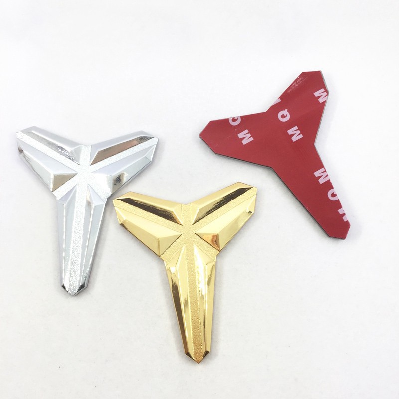 Miếng dán kim loại họa tiết logo LAKERS NBA KOBE trang trí xe hơi