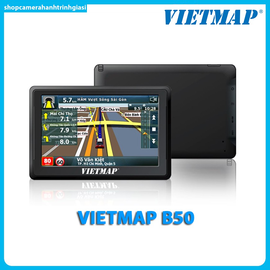 Thiết Bị Dẫn Đường GPS Thông Minh VIETMAP B50 Dành Cho Ô Tô - Hàng Chính Hãng