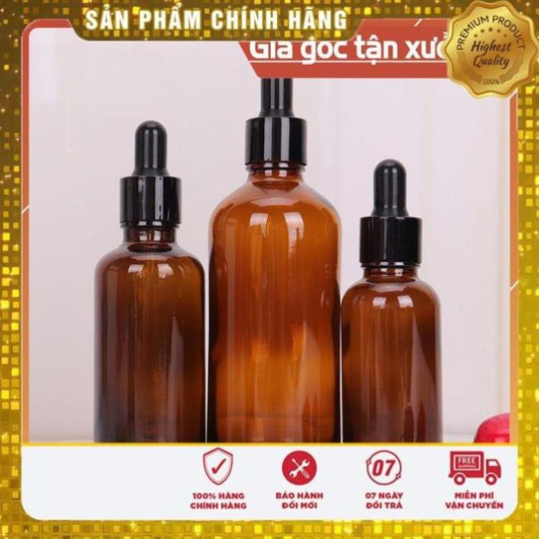 Lọ Chiết Serum ❤ [50ml] Lọ đựng tinh dầu bóp giọt khoen đen , chai lọ chiết mỹ phẩm , phụ kiện du lịch