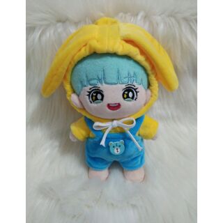 Outfit thỏ lông đáng yêu cho doll 20cm