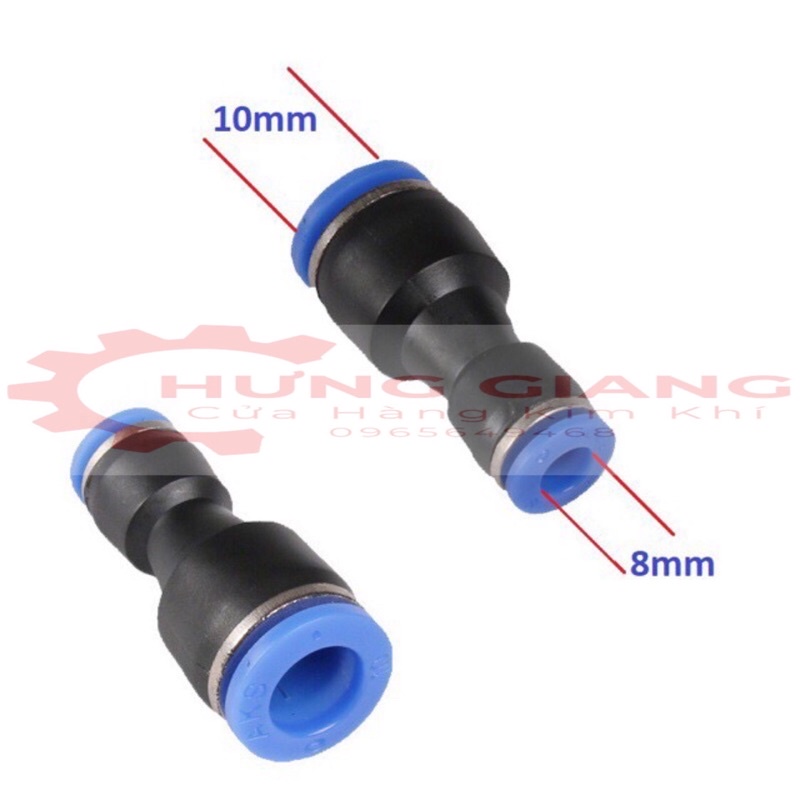 Cút Nối Nhanh, Nối Thẳng nối Ống Plastic Trong Hệ Thống Phun Sương, Cút Nối Nhanh Khí Nén Đầu Cắm Nhanh Hơi
