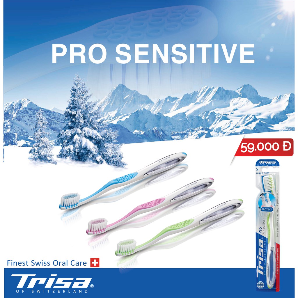 Bàn Chải Đánh Răng Trisa Pro Sensitive