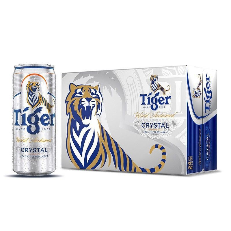 - Thùng 24 lon Tiger bạc thường lon cao 330ml