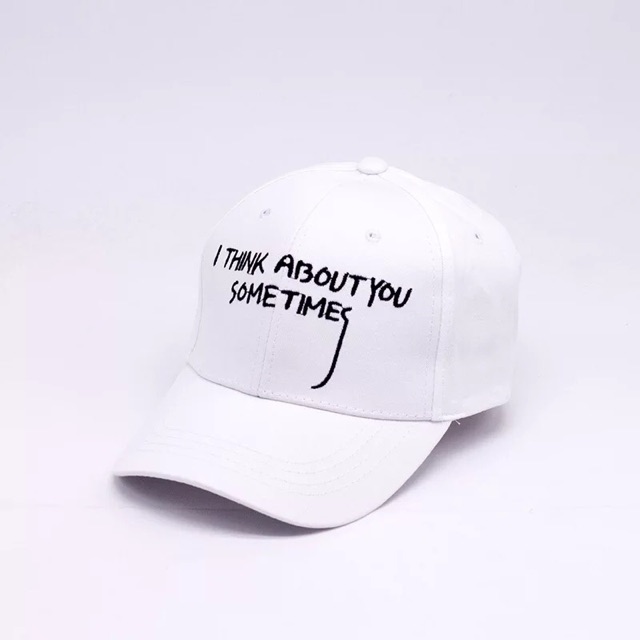 Mũ lưỡi trai nam nữ đẹp thêu chữ ,mũ phớt Nón kết phong cách Ulzzang form unisex I THING