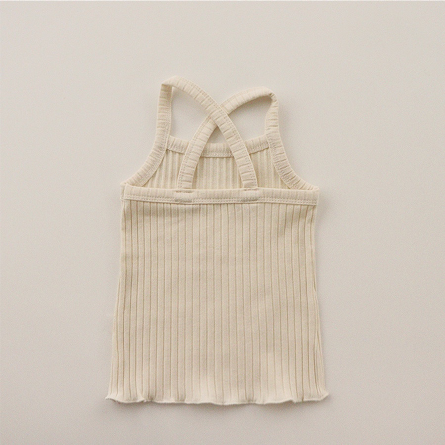 Bộ Đồ Ngủ Gồm Áo Hai Dây Và Quần Ngắn Chất Liệu Cotton Thời Trang Mùa Hè Cho Bé Trai Và Gái