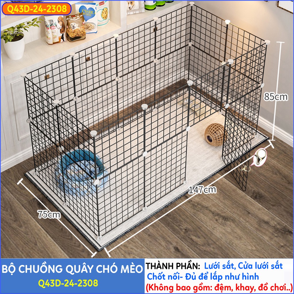 Tấm ghép Chuồng chó, chuồng mèo, chuồng thỏ BÁN LẺ