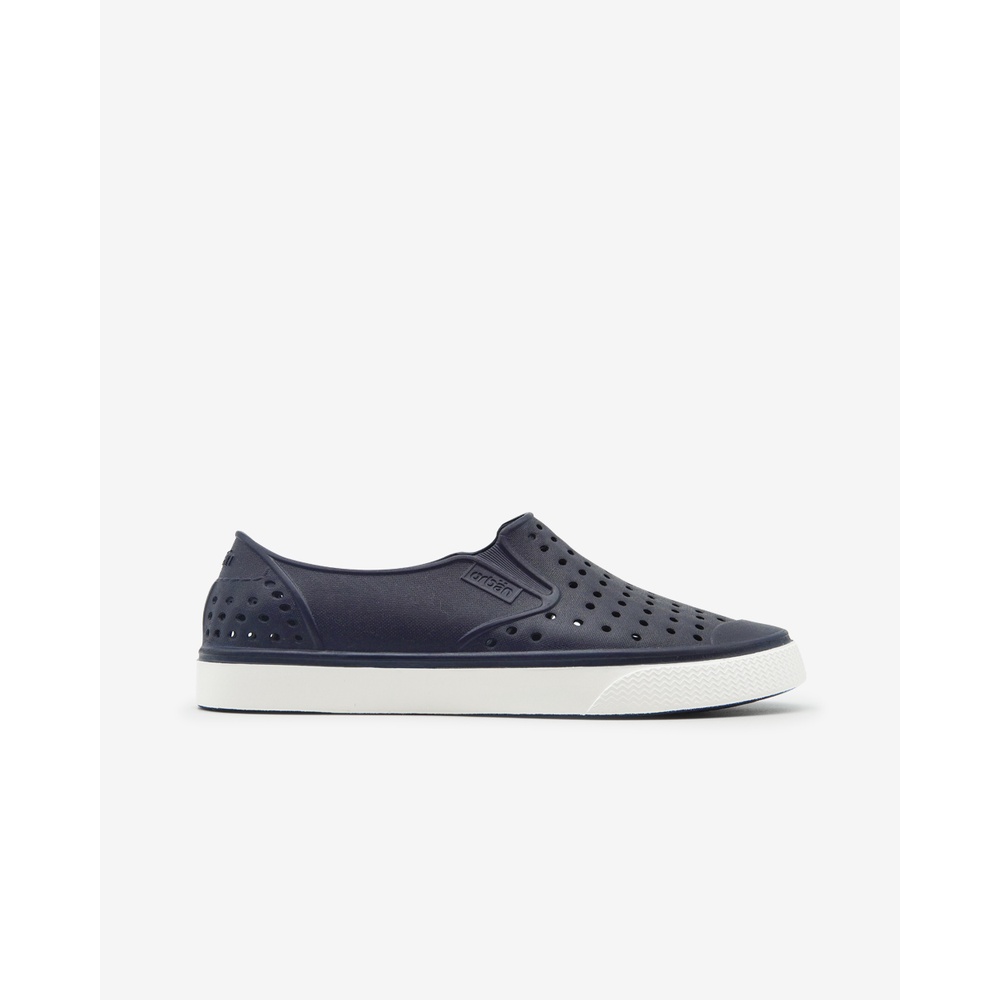 Giày lười Slipon Eva Phylon Urban Footprint Xanh Chàm Trắng (D2201 AD10)