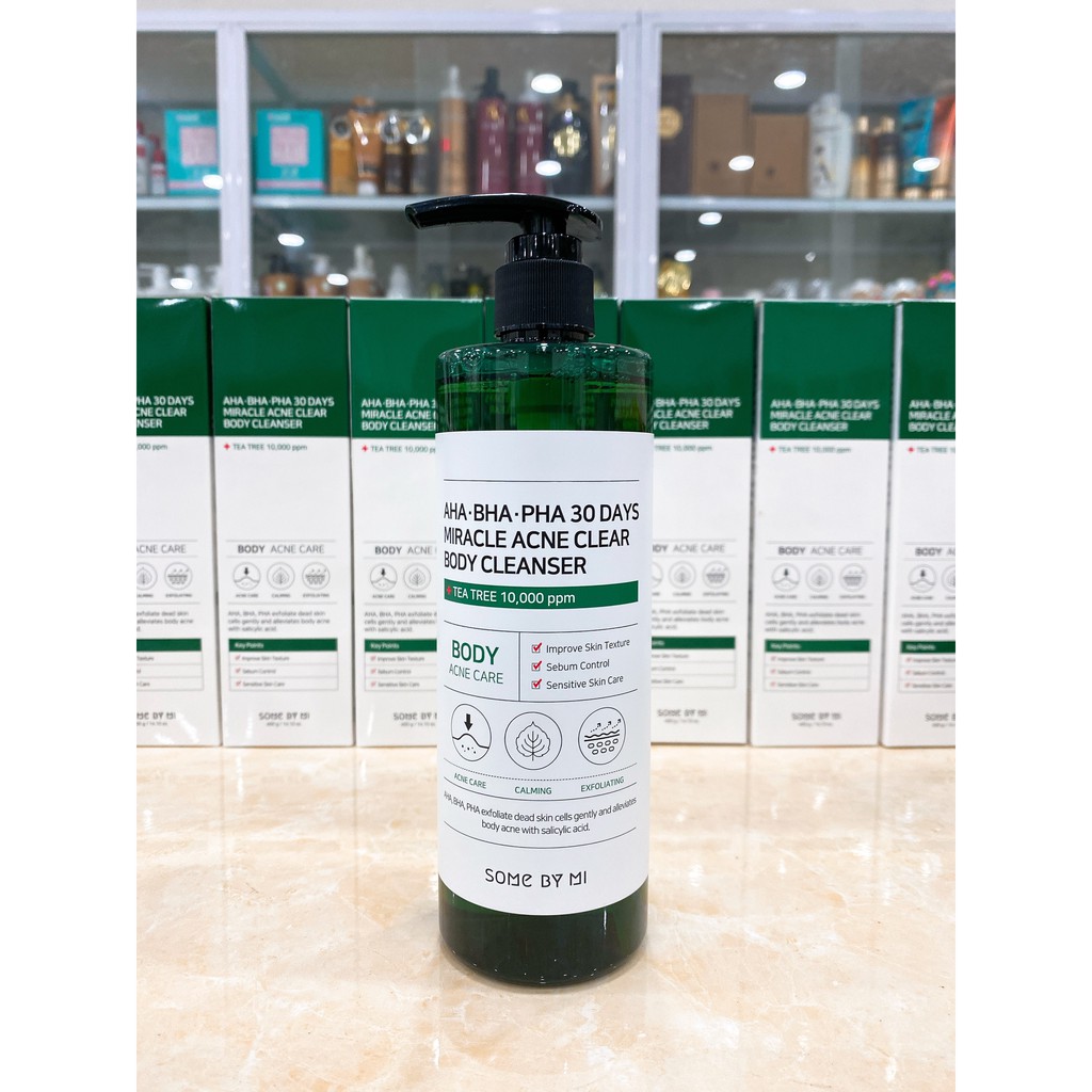 Sữa Tắm Some By Mi AHA-BHA-PHA 30 Days Miracle Acne Body Cleanser 400ml