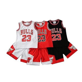 FREESHIP50K-QATE 059 - Quần Áo Bóng Rổ Trẻ Em Chicago Bulls