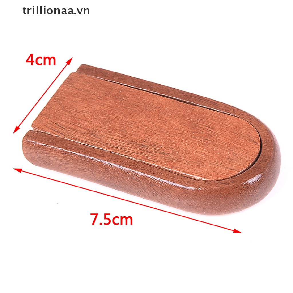 [Triillionaa] Giá Đỡ Ống Hút Thuốc Lá Bằng Gỗ Bền Có Thể Gập Lại