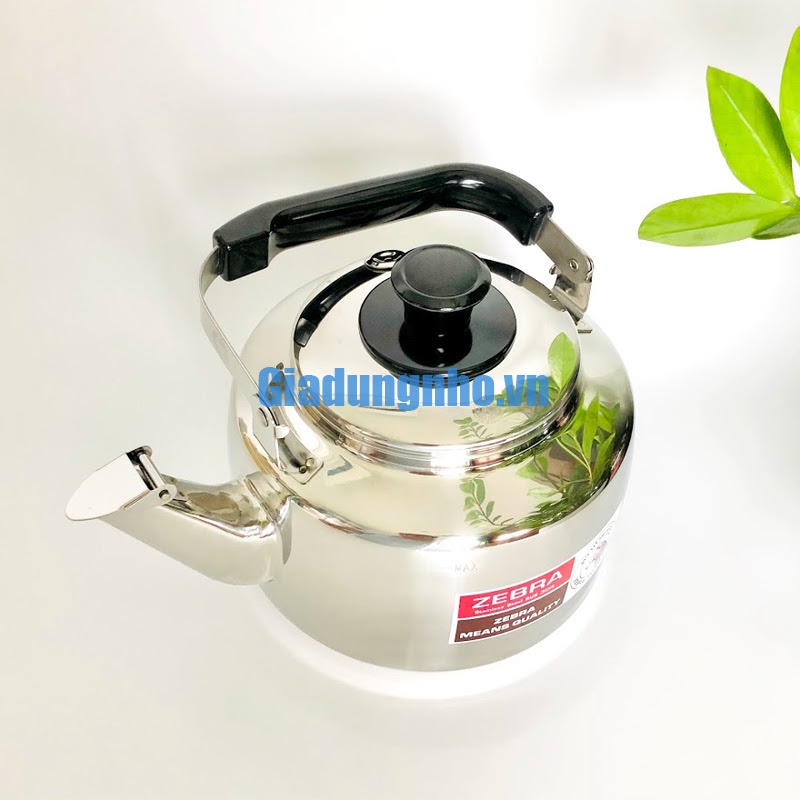 Ấm đun nước inox 304 Zebra Classic 3 lít - 5 lít có còi báo - 113522