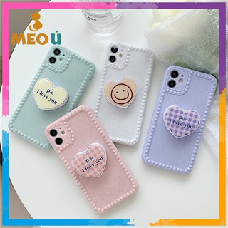 Ốp iPhone Trơn Màu Kèm PopSockets iPhone 7Plus/8Plus/X/Xs Max/11/11 Pro/11 Pro Max - ốp iphone