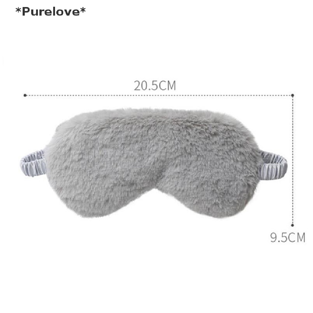 Miếng Bịt Mắt Ngủ Chất Liệu Lông Nhung Mềm Mại