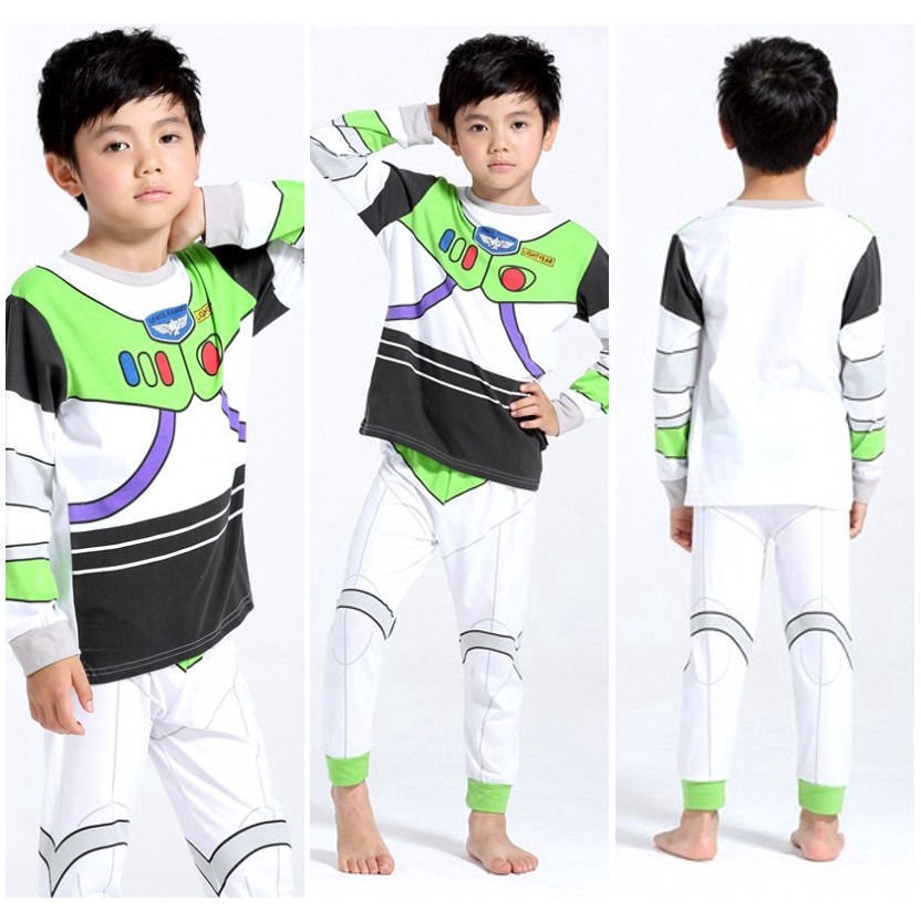 Bộ Đồ Ngủ 2 Món In Họa Tiết Hoạt Hình Dễ Thương Cho Bé Trai + Gái