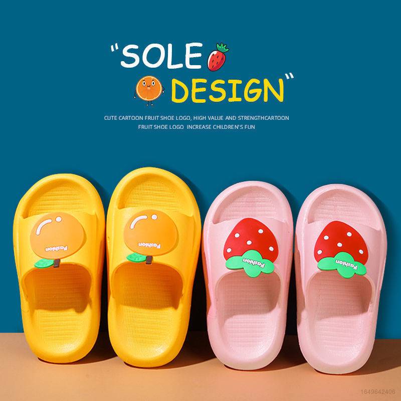 Dép Sandal Đế Mềm Thoáng Khí Không Trơn Nhiều Màu Cho Bé Trai Bé Gái