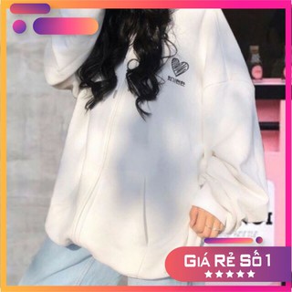 Áo khoác hoodie nỉ dây kéo form rộng ulzzang vytwisn shop