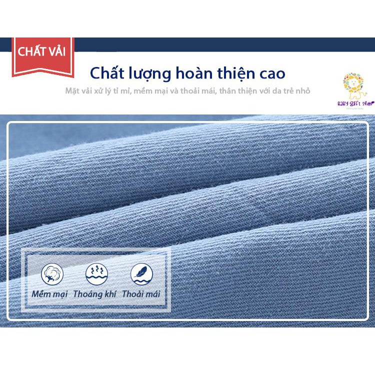 Áo sơ mi cho bé WELLKIDS/KATOFELLY áo sơ mi dài tay một màu túi ngang ngực chất cotton hàng xuất Âu Mỹ