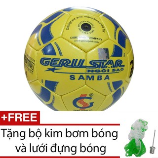 Quả bóng đá Geru Sport Samba Số 5-Tặng kim bơm và lưới đựng bóng