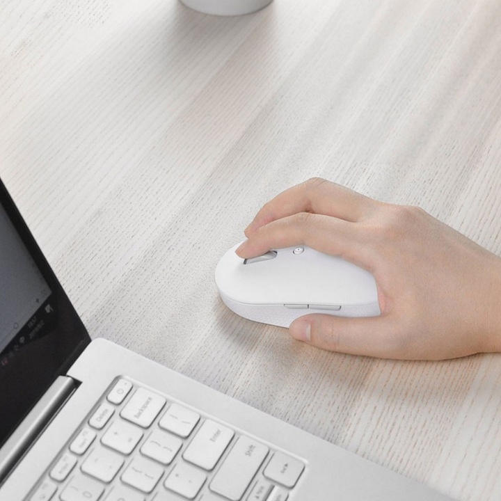 Chuột Bluetooth Xiaomi , Chuột không dây Xiaomi Mi Dual Mode Wireless Mouse Silent Edition - Bảo hành 24 tháng