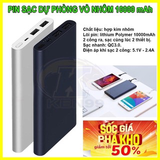 Sạc dự phòng xiaomi gen 2