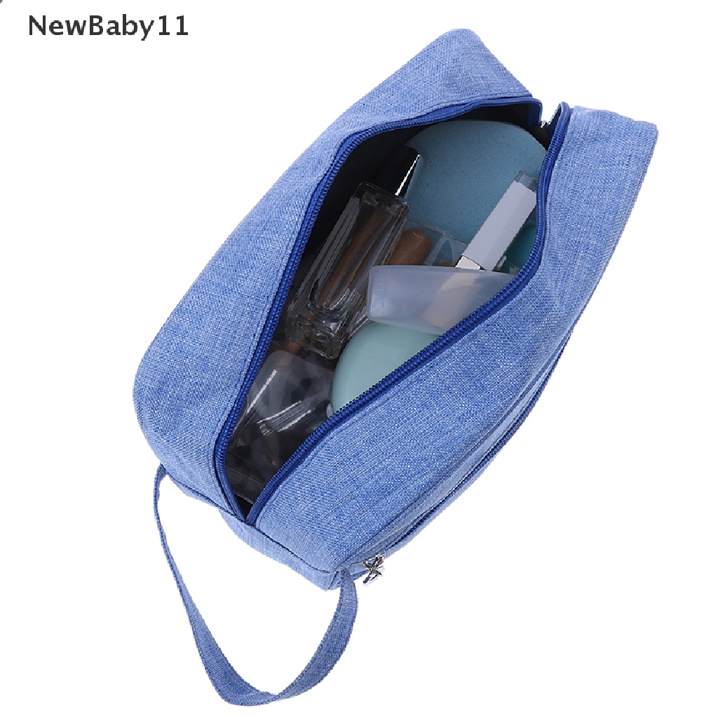 Túi Đựng Đồ Trang Điểm Bằng Vải Bạt Chống Nước Cho Nam &amp; Nữ