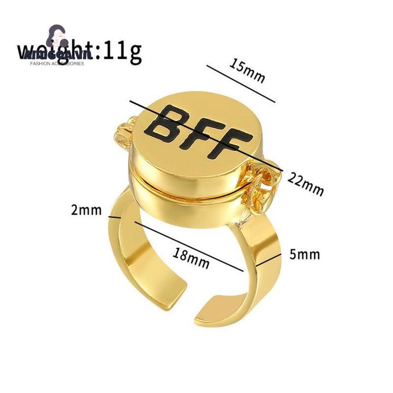 ✨✨Nhẫn Hở Hình Spongebob Dễ Thương Sáng Tạo Làm Quà Tặng Sinh Nhật Cho Bạn Bè