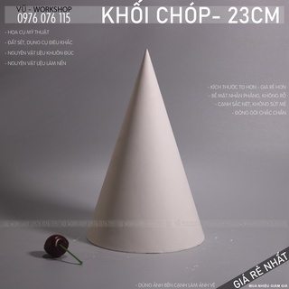Tượng khối chóp nhọn - tượng thạch cao học vẽ ôn luyện thi mỹ thuật kiến trúc khối v-h