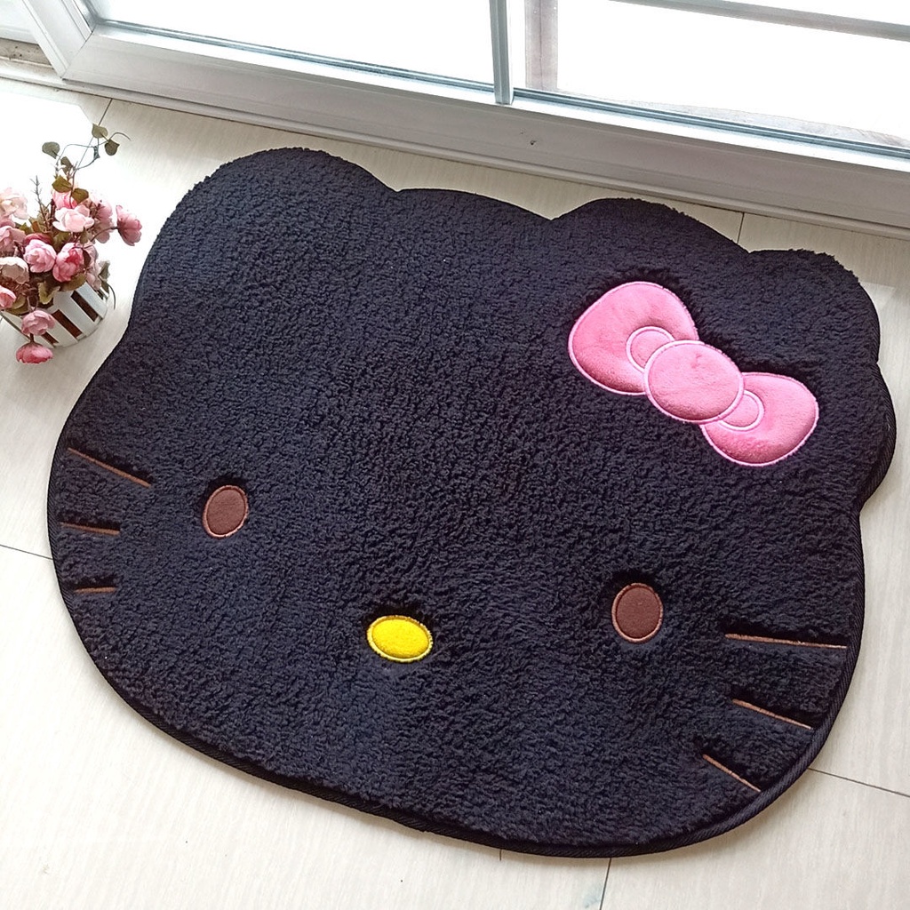 Thảm Lót Sàn Hình Mèo Hoạt Hình Dễ Thương Trang Trí Nhà Cửa
