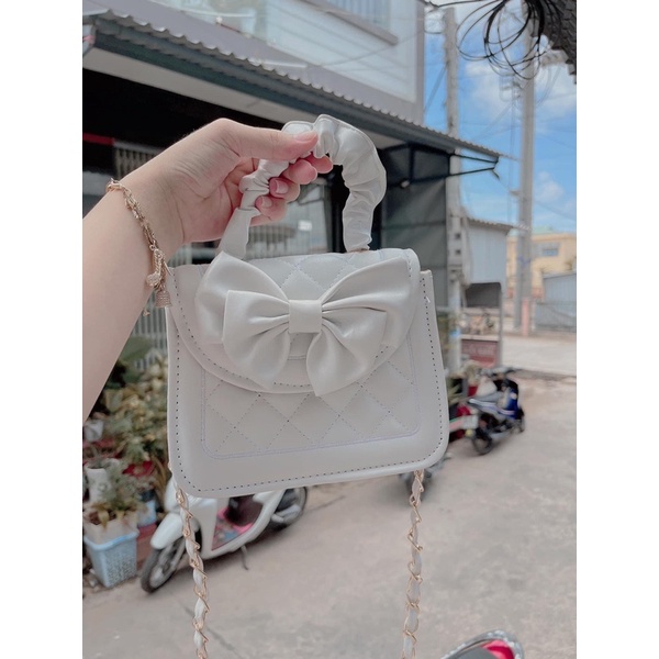 Túi đeo chéo, Túi xách nữ đính nơ