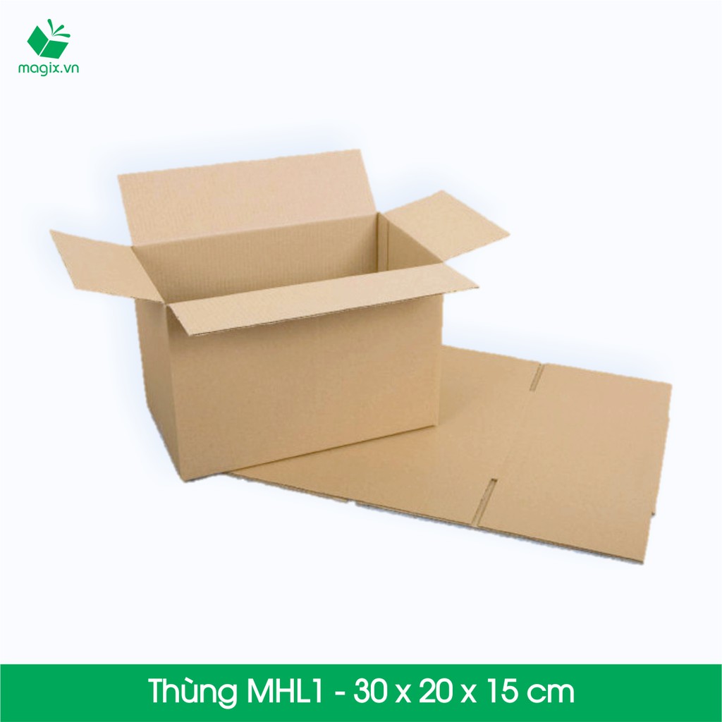 MHL1 - 30 x 20 x 15 cm - 10 Thùng hộp carton trơn