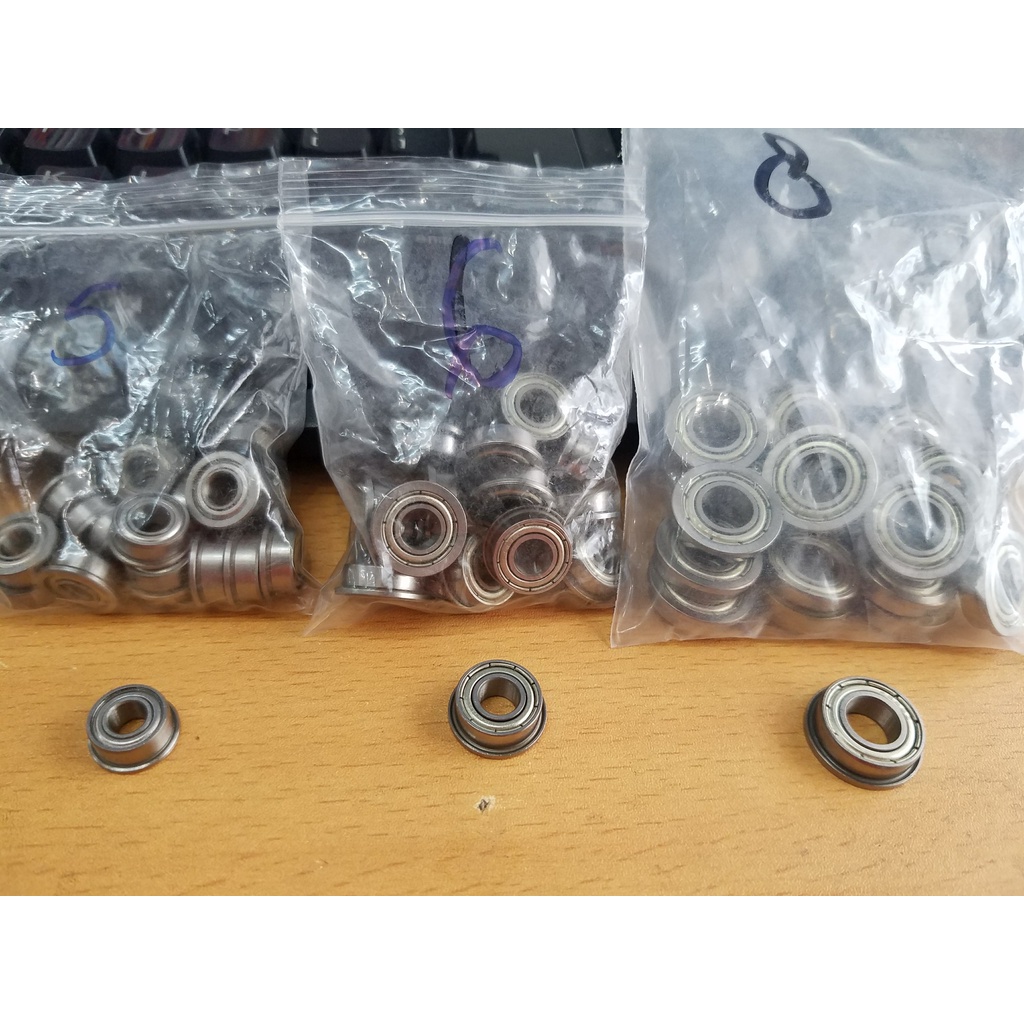 Vòng bi có cạnh ổ bi sẵn 3mm 4mm 5mm 6mm 8mm,chế tạo trục tàu thuyền, giá bán lẻ 1 cái